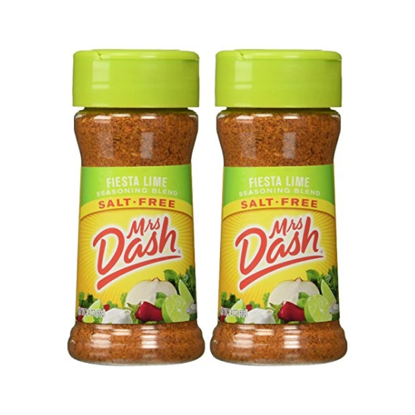 Mrs. Dash Fiesta Lime All Natural Seasoning Blend 2.4 oz (2 Pack)