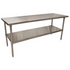 BK Resources (CTT-7236) 16 GA. T-304 72 X 36 Table Galvanized Base