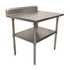 BK Resources (CTTR5-3630) 16 GA. T-304 5" Riser 36 X 30 Table Galvanized Base