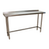 BK Resources (SVTROB-1872) 18" X 72" T-430 18 GA Table Stainless Steel 1.5" Riser Open Base