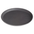 Stanton Trading Non Skid Rubber Lined 11-Inch Plastic Round Economy Serving Tray, Black