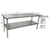 BK Resources (CTT-7236) 16 GA. T-304 72 X 36 Table Galvanized Base