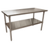 BK Resources (CTT-6036) 16 GA. T-304 60 X 36 Table Galvanized Base