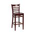 Royal Industries (ROY 8002 W) Wood Bar Stool, Walnut Finish, Hardwood Seat