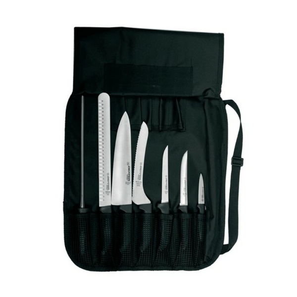 Dexter-Russell SGBCC-7 SOFGRIP 7 Pieces Sofgrip Cutlery Set, Black Handles