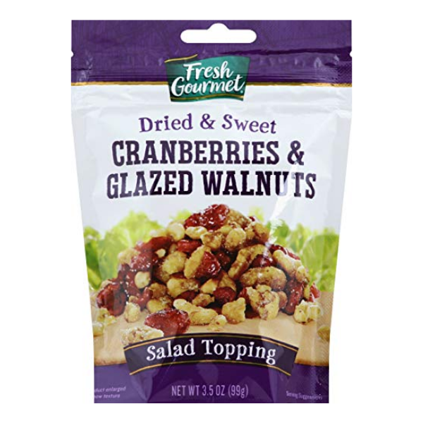 Fresh Gourmet Cranberries & Glazed Walnuts