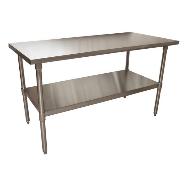 BK Resources (VTT-6024) 60" X 24" T-430 18 GA Stainless Steel Table Top