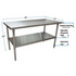 BK Resources (CTT-6024) 16 GA. T-304 60 X 24 Table Galvanized Base