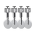 Ateco 13942 Plain Cutting Wheels with Locking Hardware - 4/Set