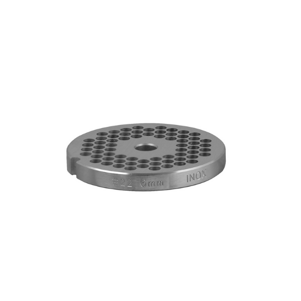 ALFA (22 014 SS) #22 1/4 (6mm) Stainless Meat Chopper Plate