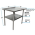 BK Resources (CTT-3636) 16 GA. T-304 36 X 36 Table Galvanized Base