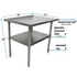 BK Resources (CTT-3624) 16 GA. T-304 36 X 24 Table Galvanized Base