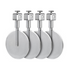 Ateco 13946 Plain Cutting Wheels with Locking Hardware - 4/Set