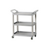 Royal Industries (ROY BC 8162 GRY) 32 x 16 Gray Plastic Bus Cart