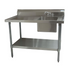 BK Resources (BKMPT-3072S-R-P-G) Marine Edge 18 GA. T-304 30 X 72 Prep Table