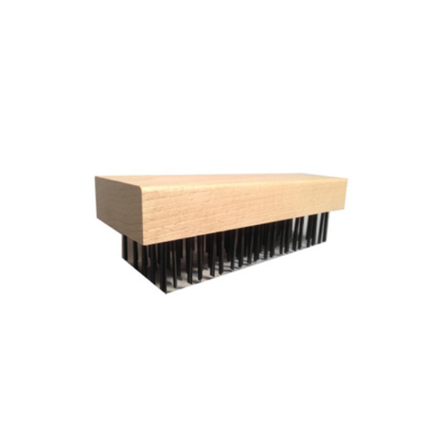 ALFA 0010 Small Wooden Butcher Block Brush