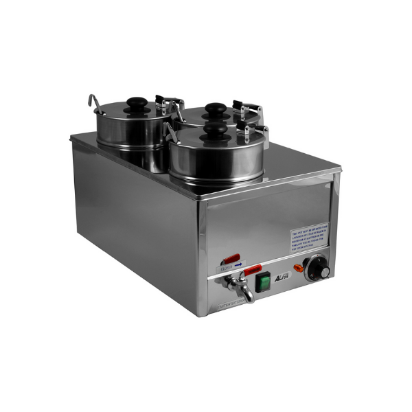 ALFA FW9003 Triple Food Warmer With EZ Drain Spigot