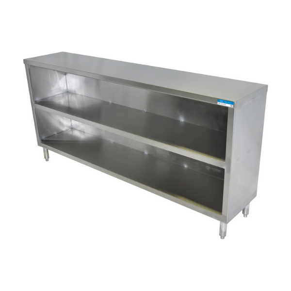 BK Resources (BKDC-1872) 18" X 72" Dish Cabinet, 14 GA. T304 Stainless Steel