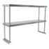 BK Resources (BK-OSD-1896) Double Overshelf 18 X 96 18 GA. Stainless Steel