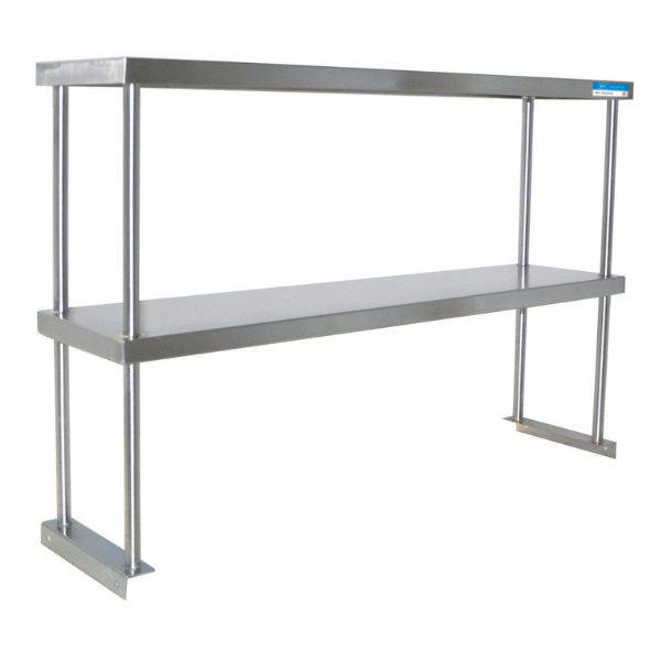 BK Resources (BK-OSD-1248) Double Overshelf 12 X 48 18 GA. Stainless Steel