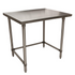 BK Resources (CVTOB-2424) 16 GA. T-304 24 X 24 Table Stainless Steel Open Base