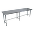 BK Resources (CTTOB-9624) 16 GA. T-304 96 X 24 Table Galvanized Open Base