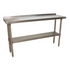 BK Resources (SVTR-1860) 18" X 60" T-430 18 GA Table Stainless Steel Top with 1.5" Riser