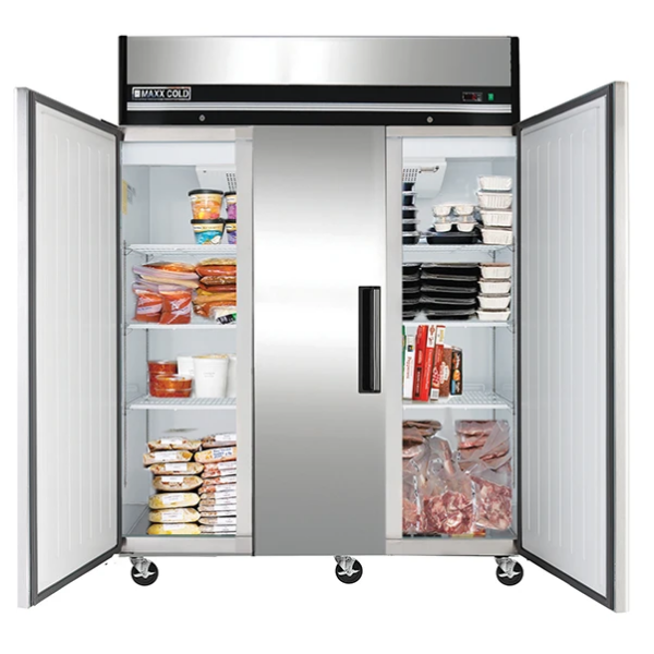 Maxx Cold MXCF-72FDHC Reach-In Freezer, Triple Door, Top Mount