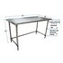 BK Resources (CTTOB-6030) 16 GA. T-304 60 X 30 Table Galvanized Open Base