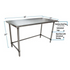 BK Resources (CTTOB-6024) 16 GA. T-304 60 X 24 Table Galvanized Open Base