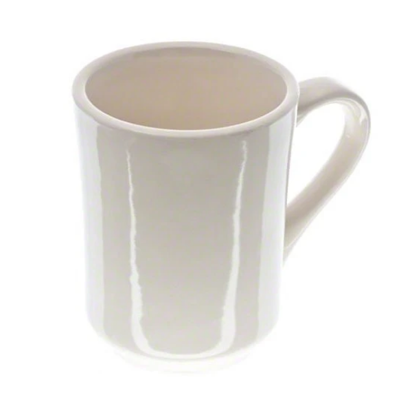 Update International TIA-75 Tiara Mug, 8 oz., Ivory 3 Dz/Box