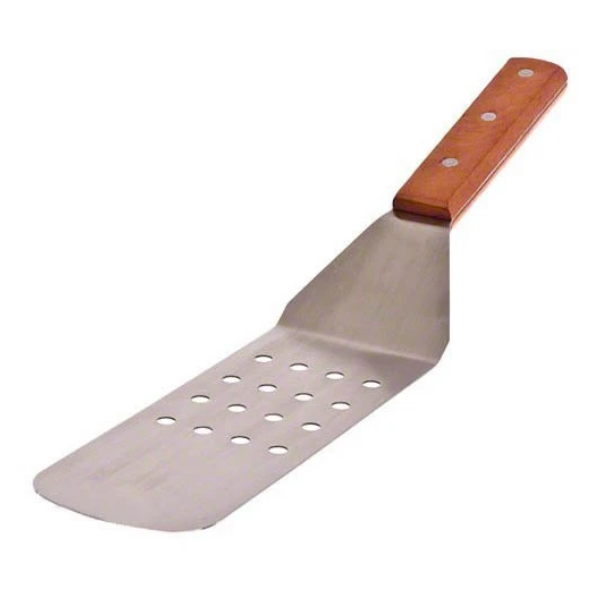 Update International (WTPF-10) 10" Wood Handle Perforated Turner