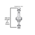 Hobart (HM3-331) 270533-1 Worm Gear Shaft & Bearing Assembly for D300