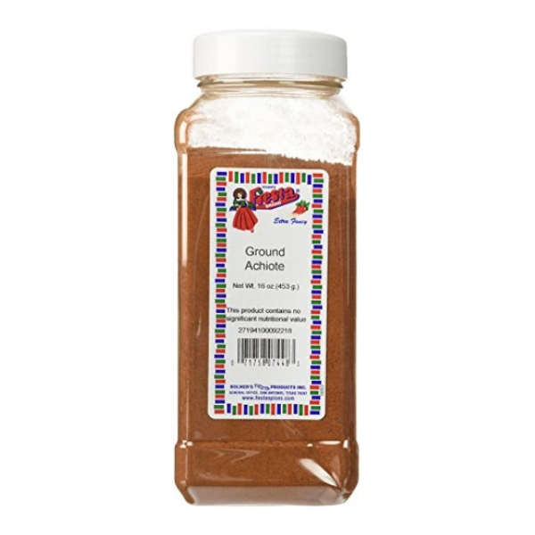 Bolner's Fiesta Extra Fancy Ground Achiote (Annatto), 16 Oz.