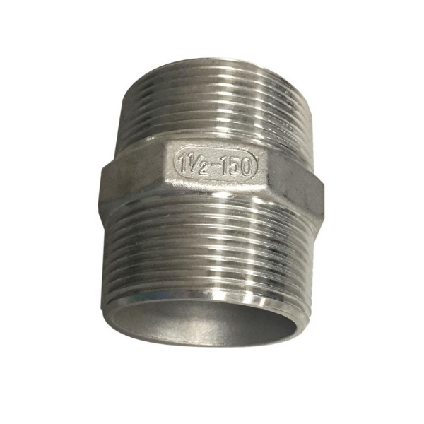 BK Resources (BK-LDA) 1-1/2" Male/Male Stainless Drain Coupling