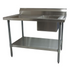 BK Resources (BKMPT-3048G-R) Marine Edge 18 GA. T-304 30 X 48 Prep Table