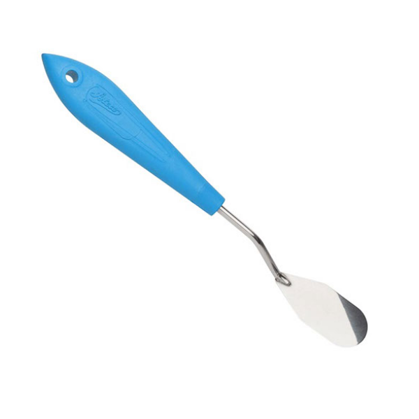 Ateco 1359 2” Paddle Shapes Offset Spatula with Non-Slip Textured Handle