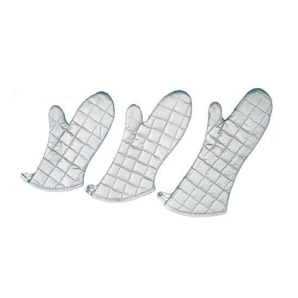 Silver Color Non Stick Silicone Oven Mitt 13 inch Length