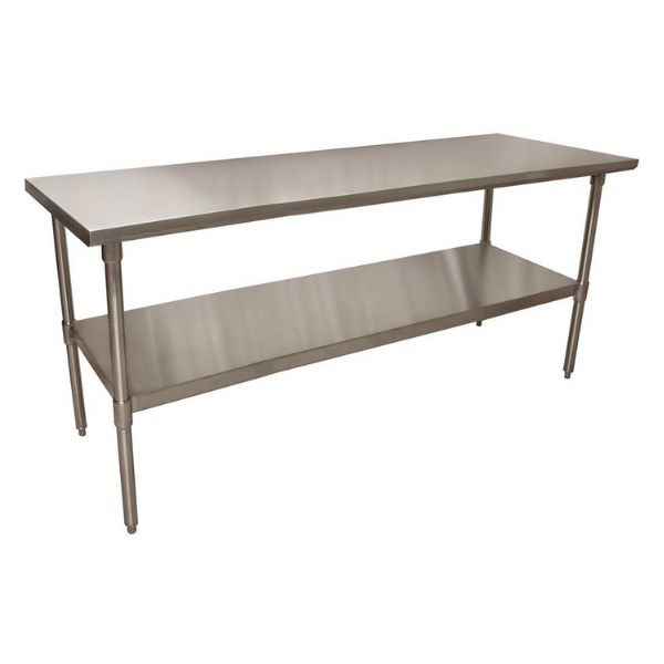 BK Resources (VTT-7230) 72" X 30" T-430 18 GA Stainless Steel Table Top