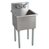 BK Resources 18" X 18" Stainless Steel Budget Sink