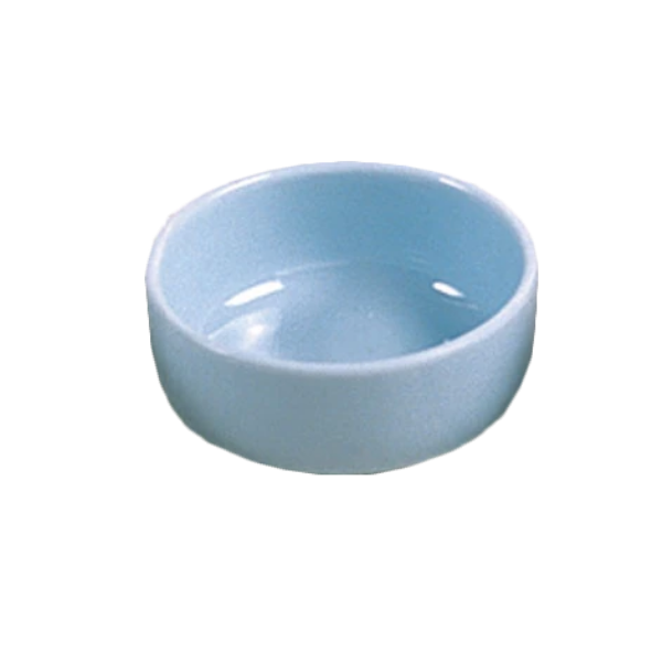 Thunder Group 1940 Blue Jade 7 oz. 4" Melamine Sauce Dish - 12/Pack