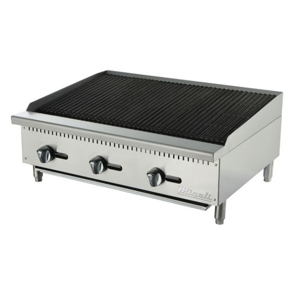 Migali-C-CR36 - 36″ Wide Char-Rock Broiler - 105,000 BTU