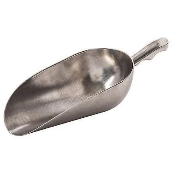 58 Oz. Aluminum Scoop Update International AS-58 Bakers Scoop Dry Scoop