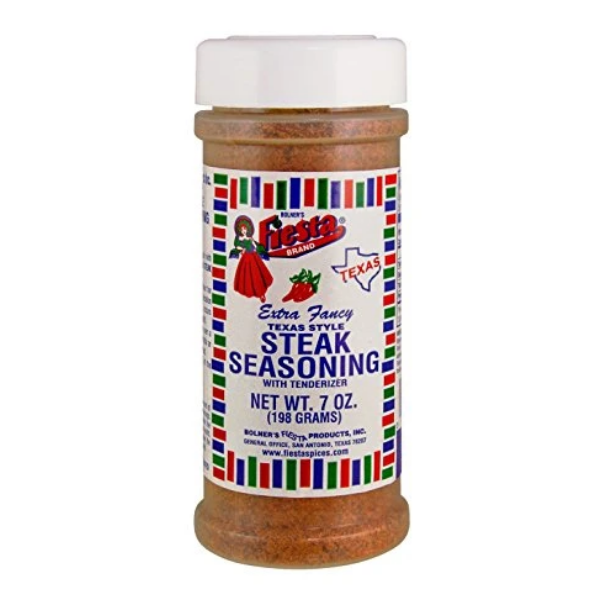 Bolner's Fiesta Extra Fancy Texas Style Steak Seasoning, 7 Ounces