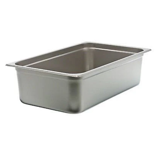 Full Size Standard Weight Anti-Jam Stainless Steel Steam Table / Hotel Pan - 6" Deep