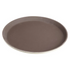 Stanton Trading Non Skid Rubber Lined 14-Inch Plastic Round Economy Serving Tray, Tan