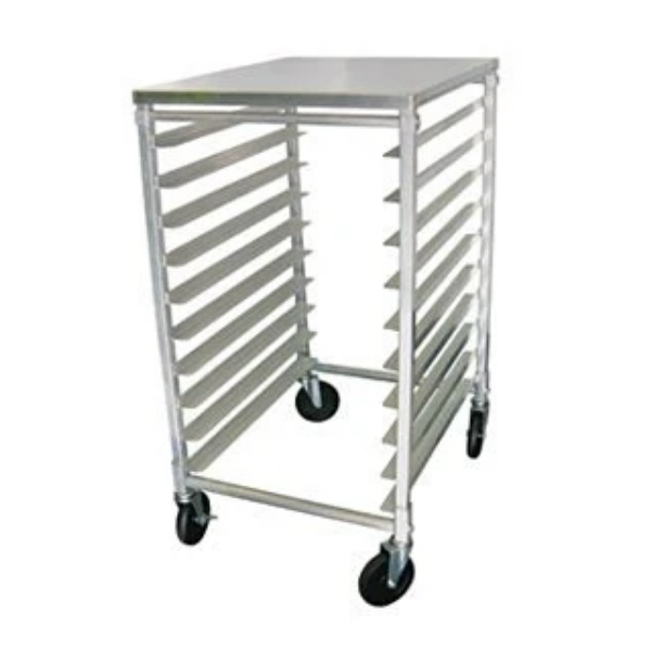 Update International APR-10HT 10 Tier Pan Rack w/Aluminum Work Top