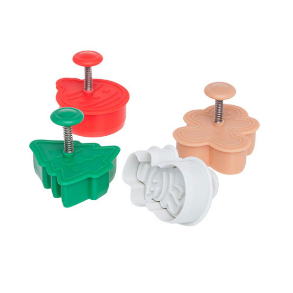 Ateco 1993 4-Piece Christmas Cutter Set