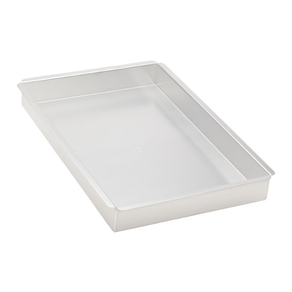 Ateco 12180 18” x 12” x 2” Aluminum Rectangular Cake Pan