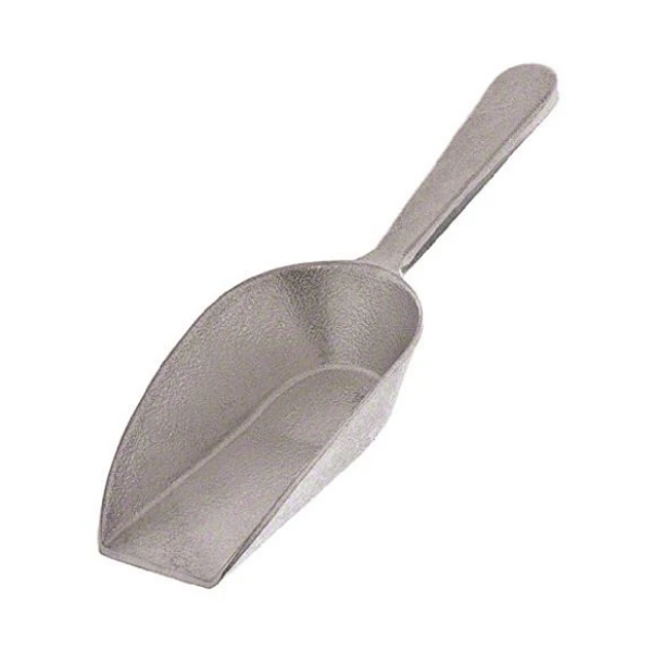 Update International (ASFB-210) 4 Oz Aluminum Flat Bottom Scoop